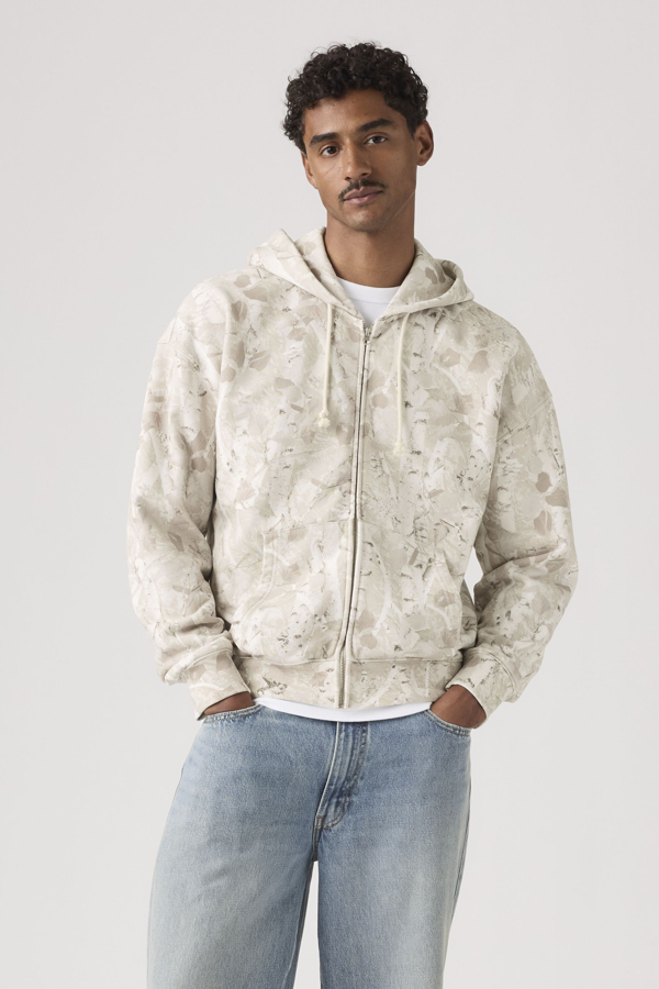 Hayes Boxy Full Zip Sweatshirt