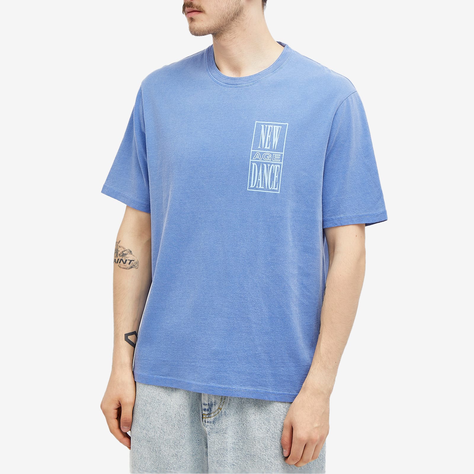 Men's New Age Dance T-Shirt in Cobalt Blue