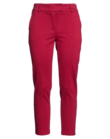 Woman Pants Burgundy Size 6 Viscose, Polyamide, Elastane