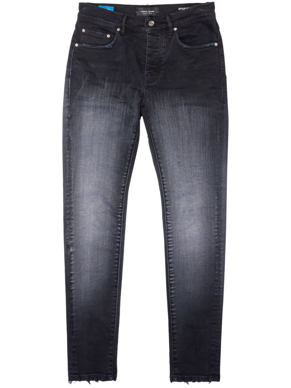 P001 gradient skinny jeans - Black