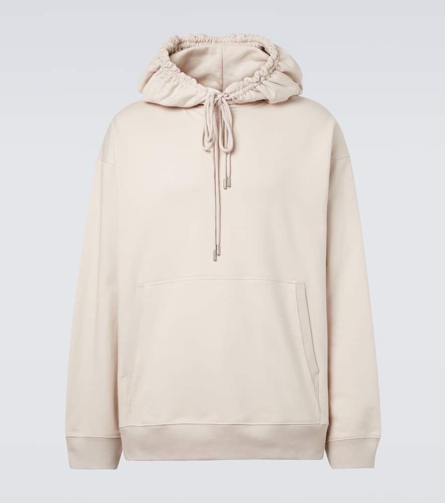 Cotton jersey hoodie