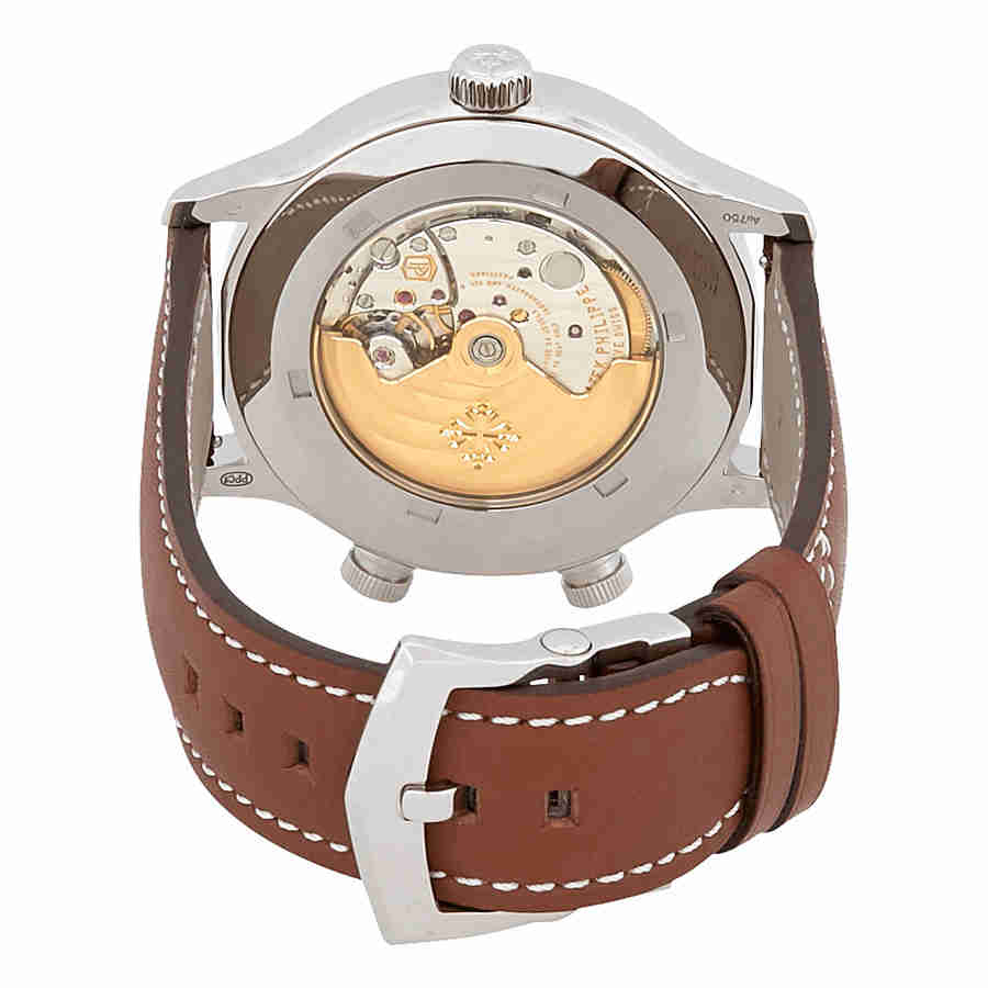 Calatrava Pilot Travel Time 18kt White Gold Automatic Mens Watch 5524G-001