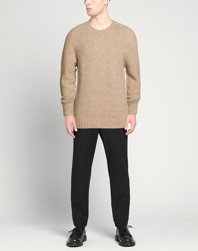 Man Sweater Light brown Size XL Alpaca wool, Polyamide, Wool