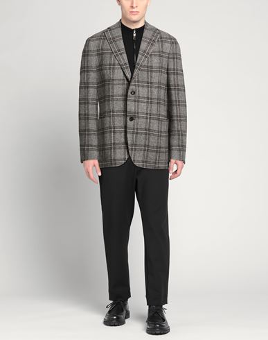 By Slowear Man Blazer Grey Size 40 Virgin Wool