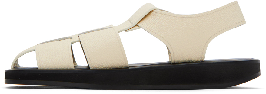 Off white fisherman sandals