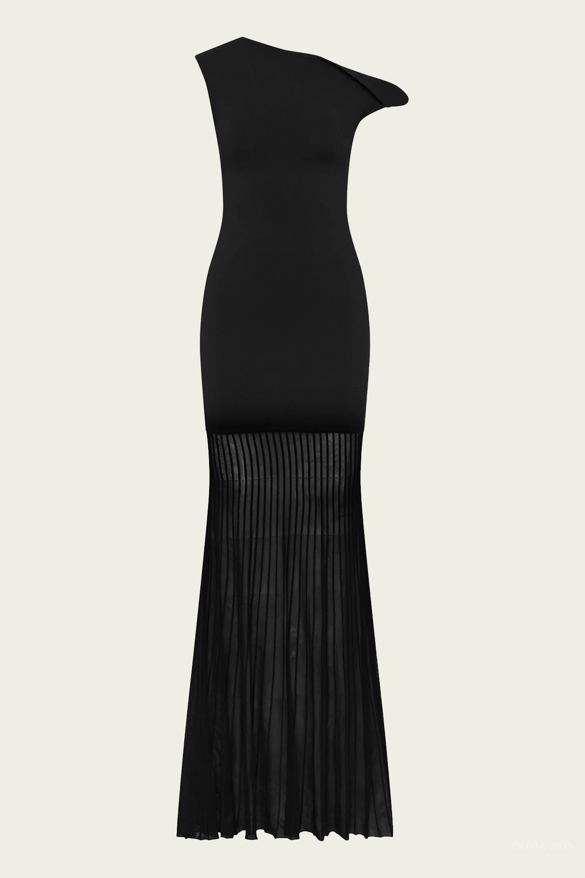 Indigo Twist Dress in Black