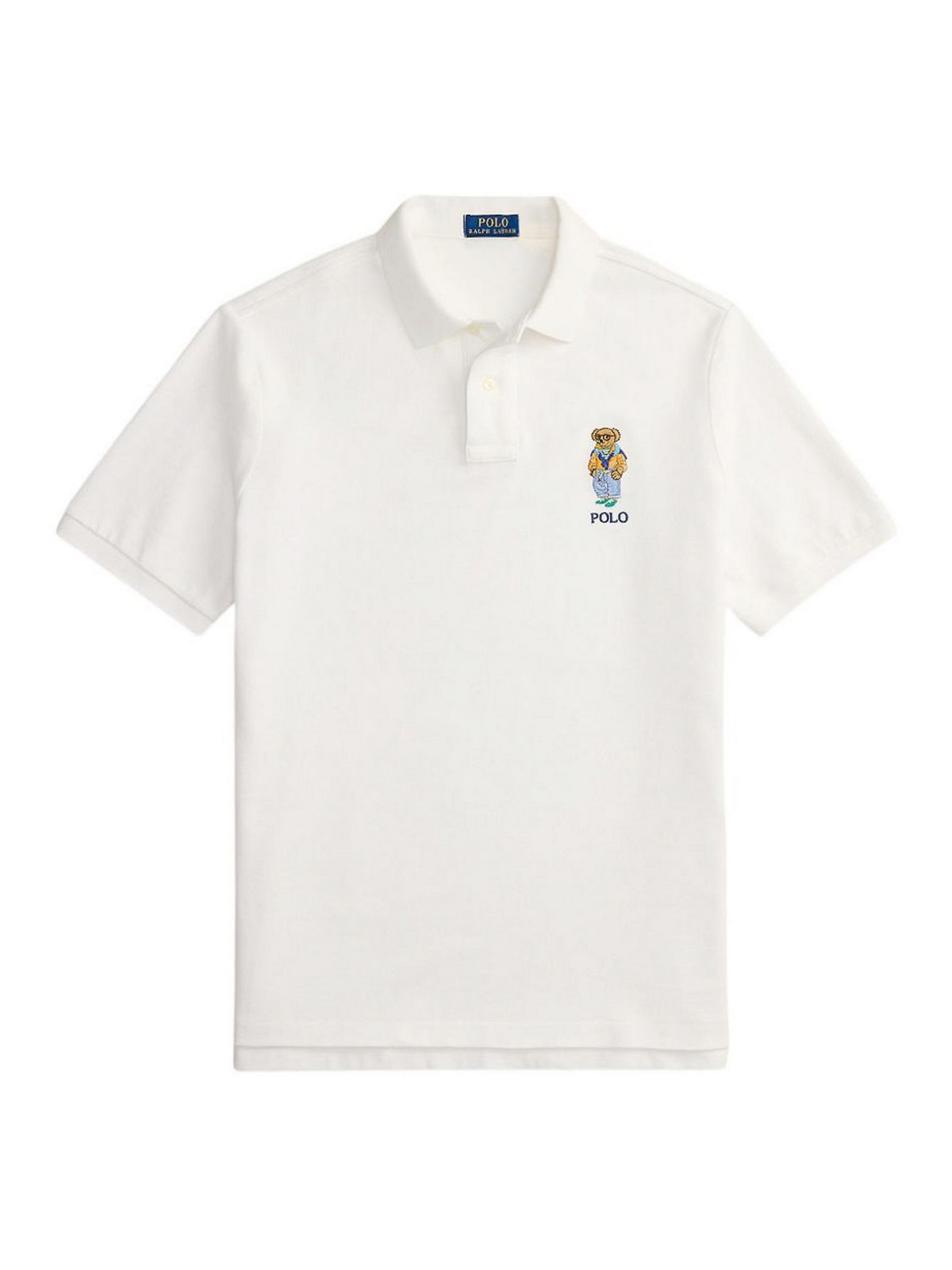 Polo Shirt In Cotton With Embroidered Logo
