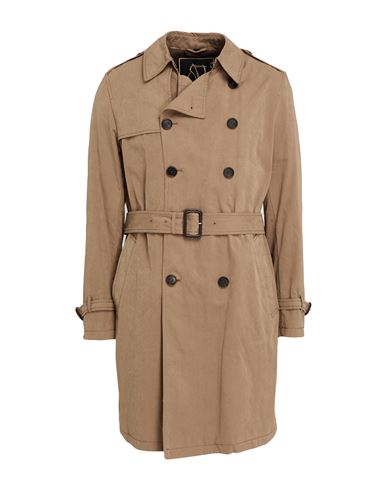 Man Overcoat & Trench Coat Beige Size 38 Cotton, Polyester, Polyamide
