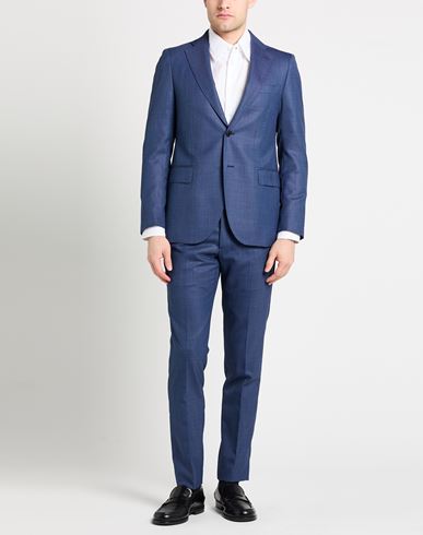Man Suit Midnight blue Size 36 Wool, Polyester, Elastane