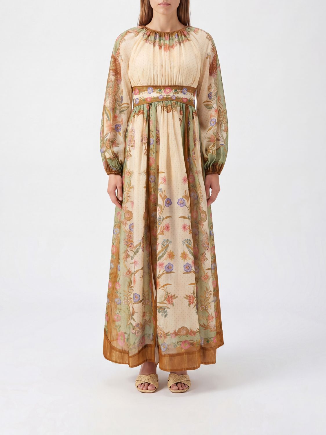 Dress Woman color Yellow Cream