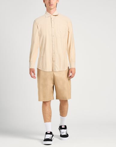 Man Shirt Beige Size 15 ¾ Cotton