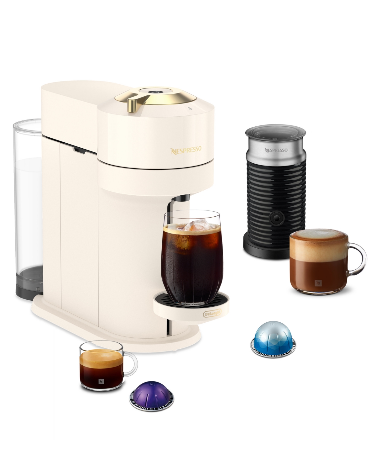 "5.5"" Vertuo Up Coffee and Espresso Maker - Cream"