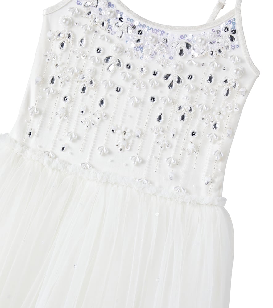 Whispers Of The Deep embellished tulle dress