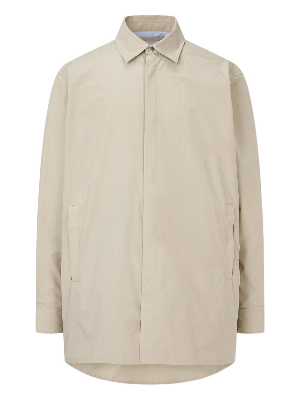 Long-sleeved overshirt - Neutrals