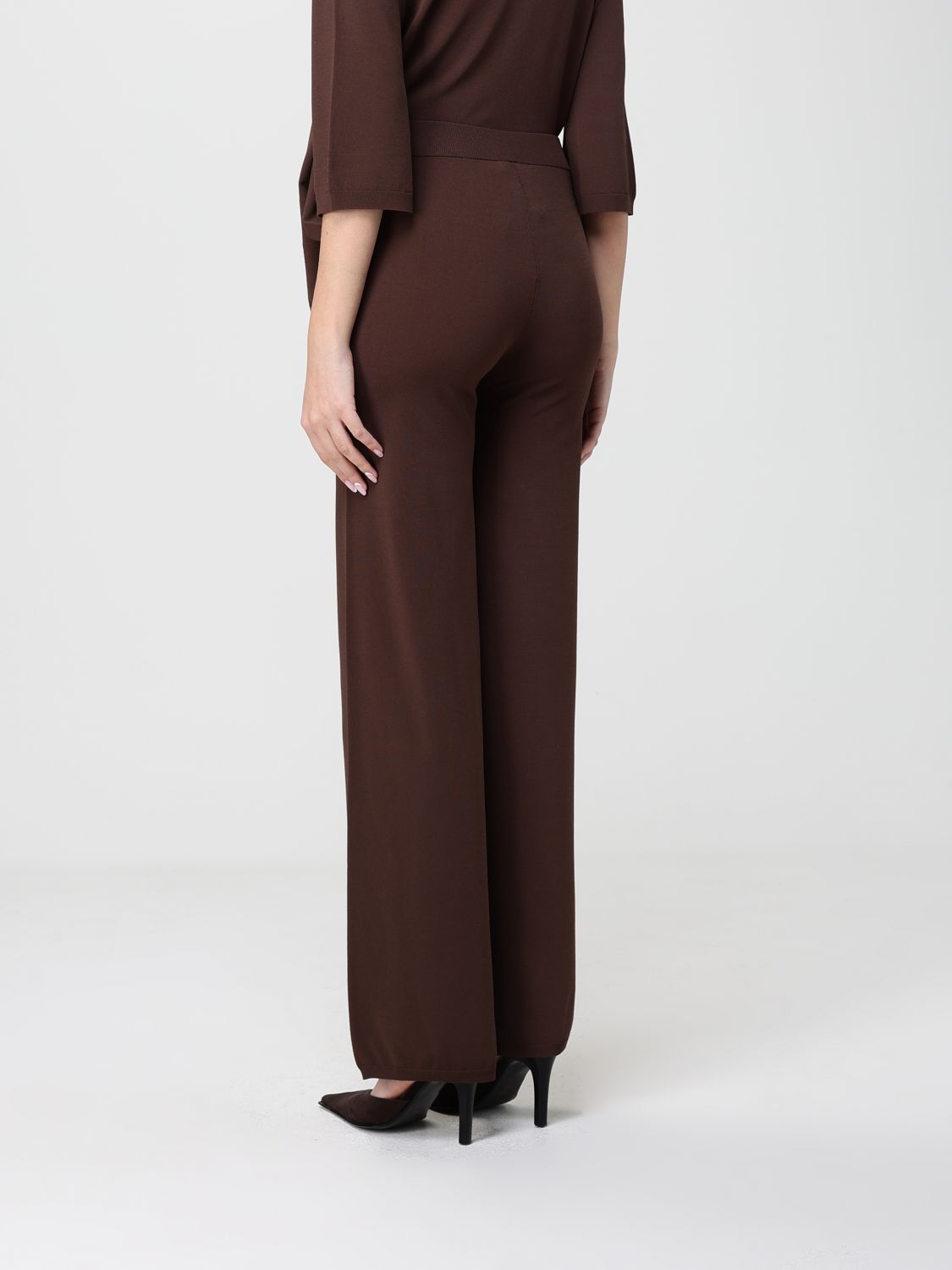 Pants Woman color Coffee