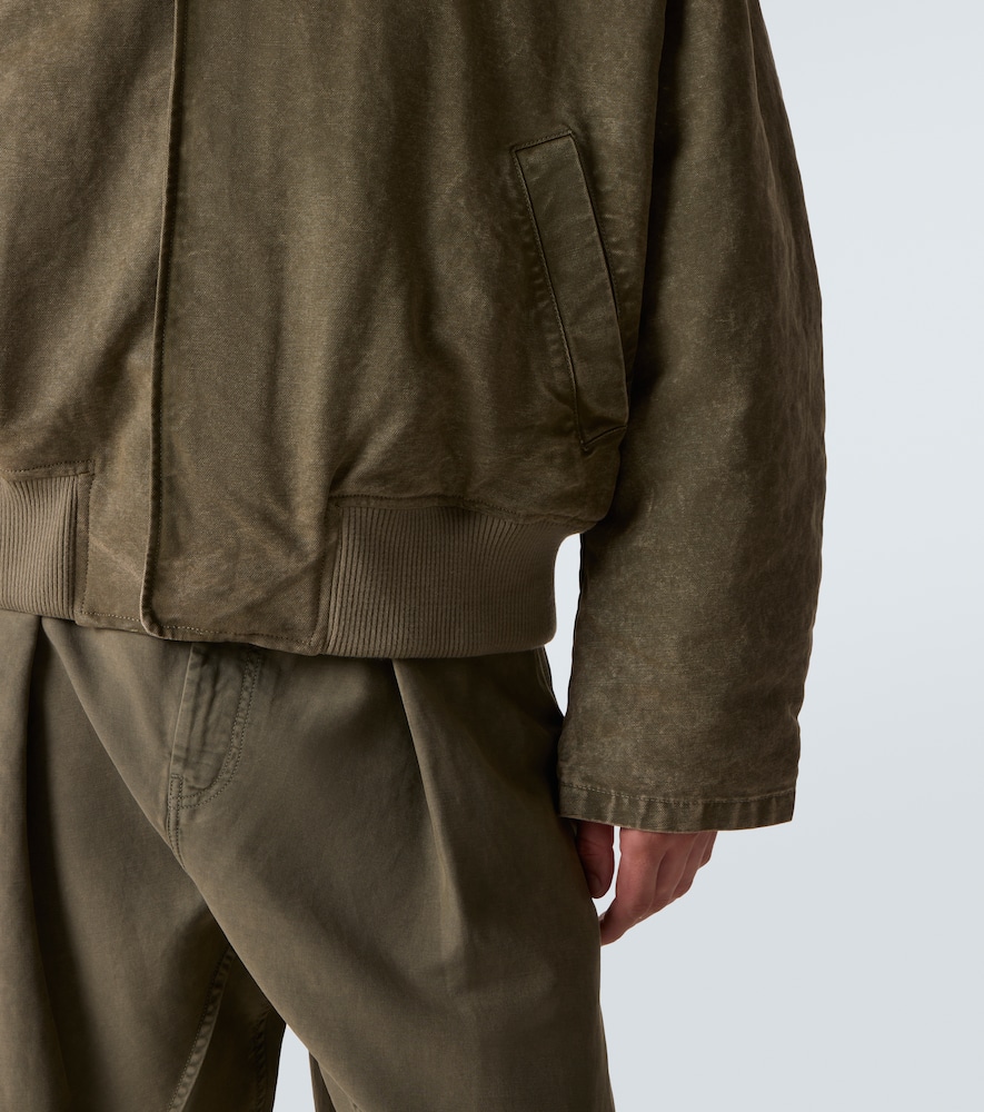 Cotton bomber jacket