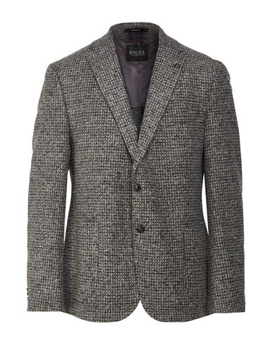 Man Blazer Midnight blue Size 44 Acrylic, Virgin Wool, Polyester