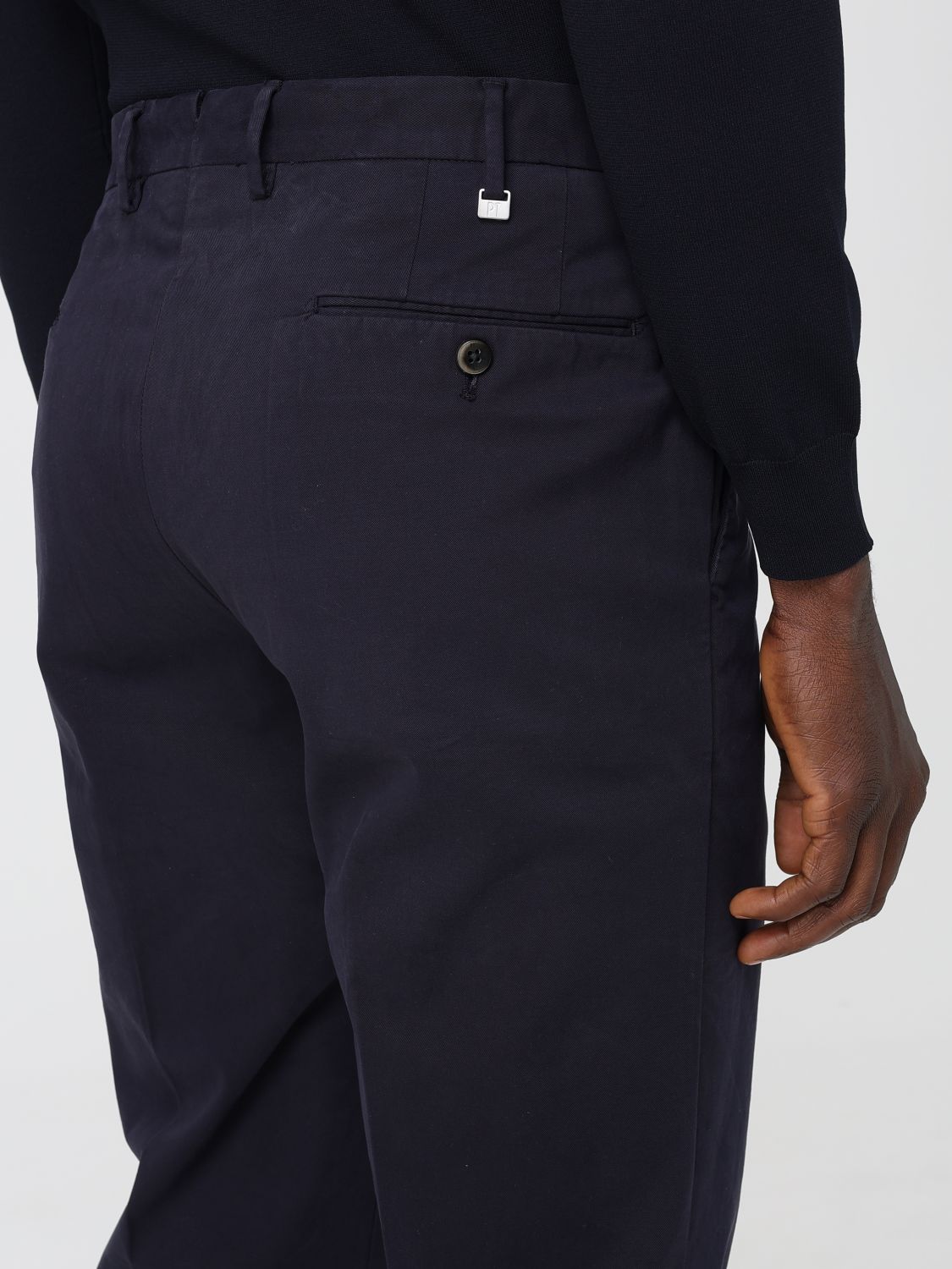Pants Men color Blue
