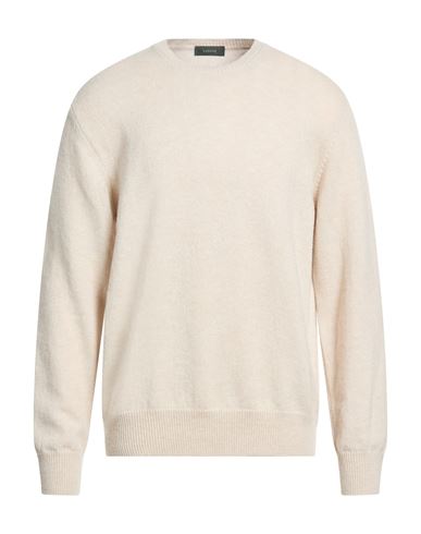 Man Sweater Ivory Size 42 Virgin Wool