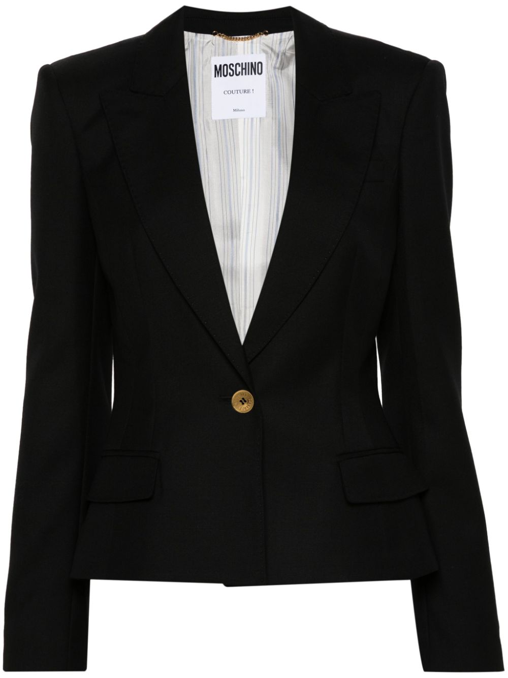 Virgin wool blazer - Black