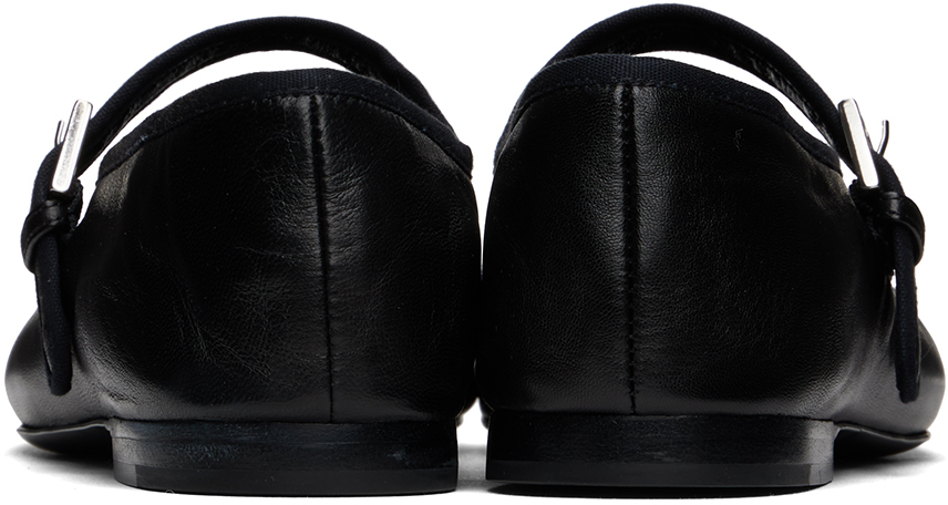 The Row Black Boheme MJ Ballerina Flats