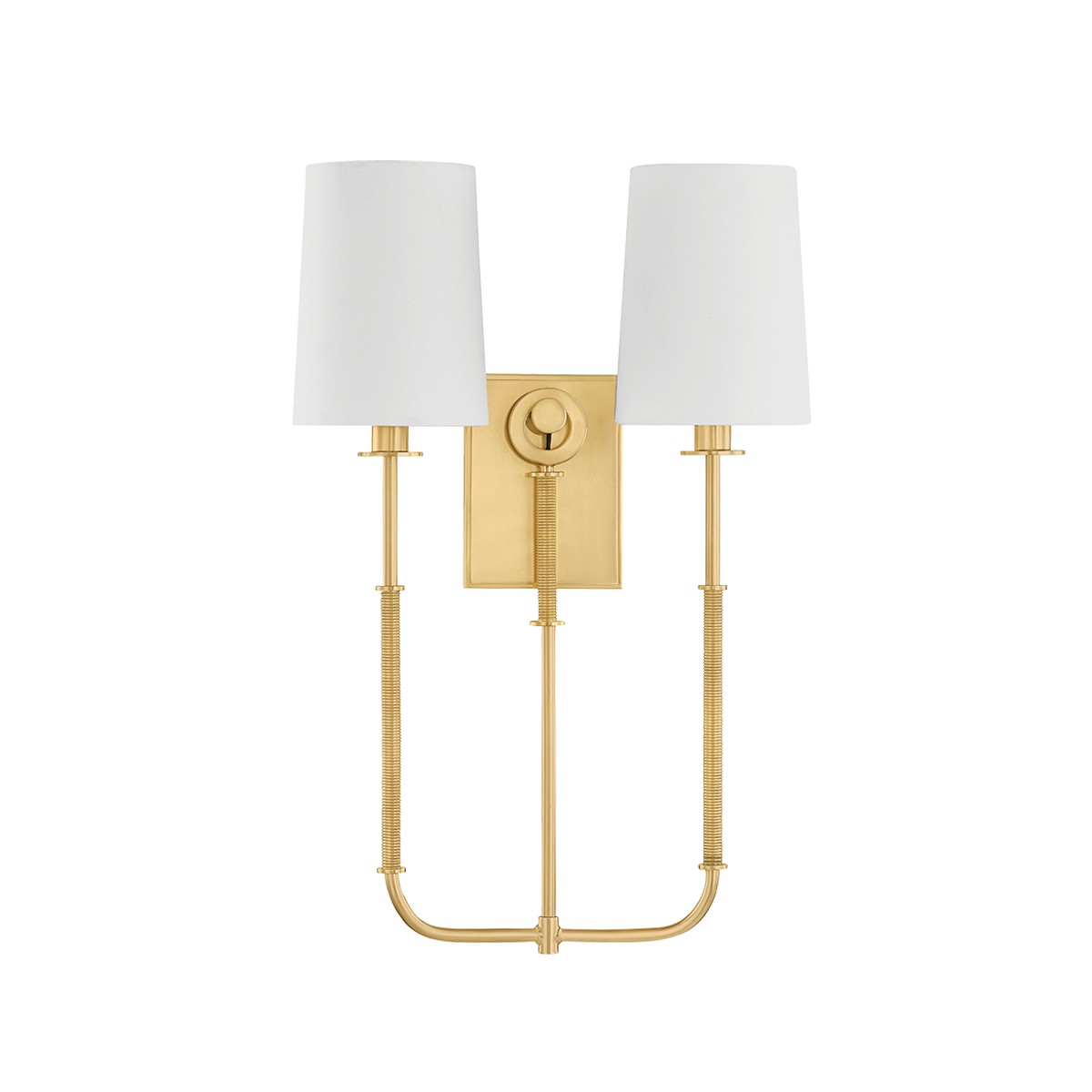 Aged Brass Wall Sconce from the Glenmont Collection