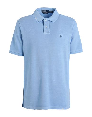 Man Polo shirt Light blue