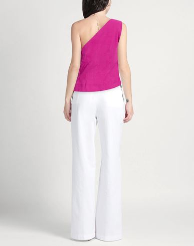 Woman Top Mauve Size M Viscose, Polyester