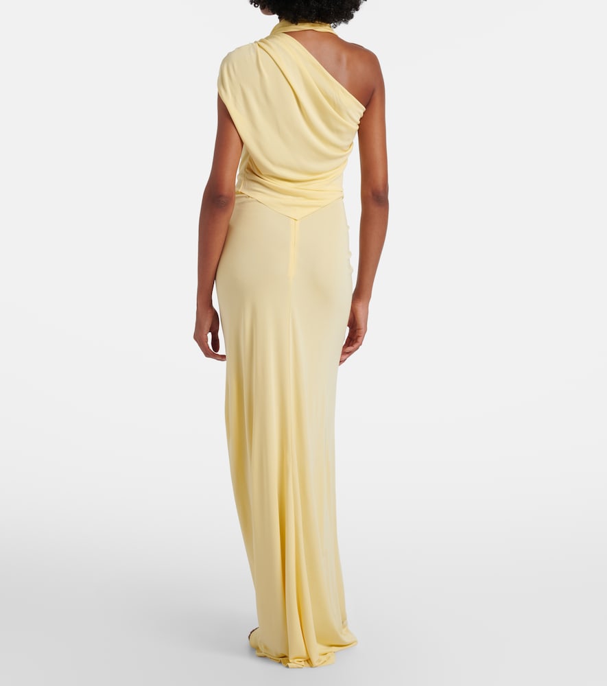 Bezel Quartz gathered jersey maxi skirt