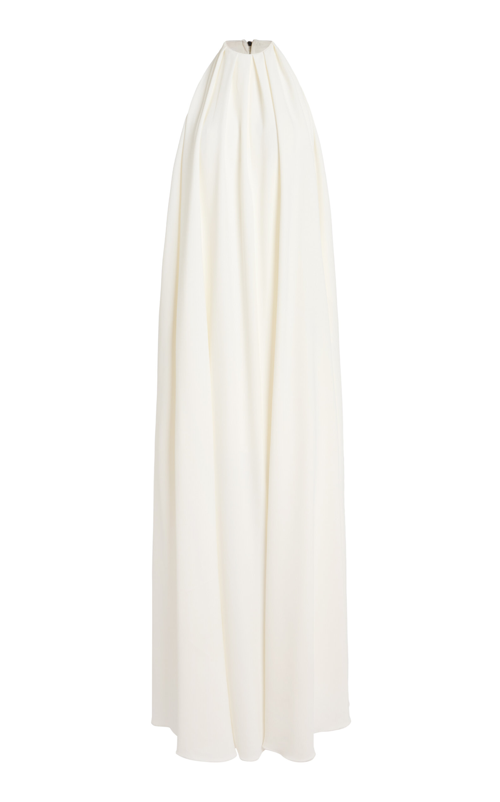 Draped Crepe Gown