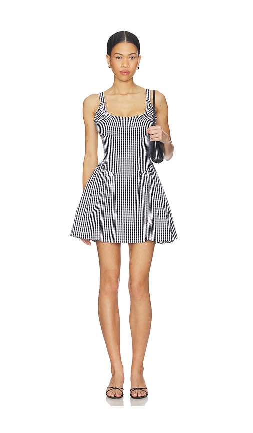 FAITHFULL THE BRAND Marcella Mini Dress in Black,White. - S also in XS, M