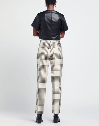 Woman Pants Cream Size 2 Polyester, Elastane
