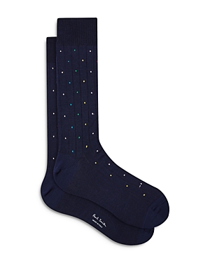 Polka-dot ankle socks - Blue