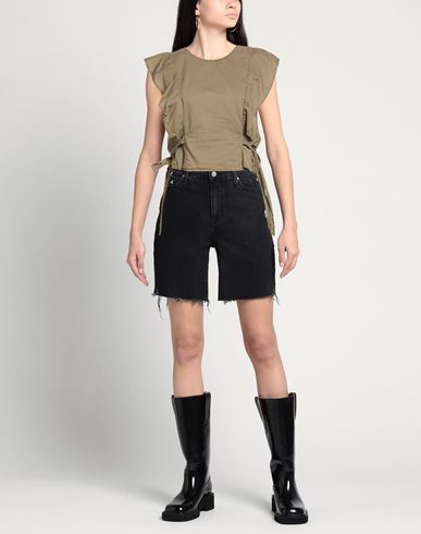 Woman Top Military green Size 8 Cotton