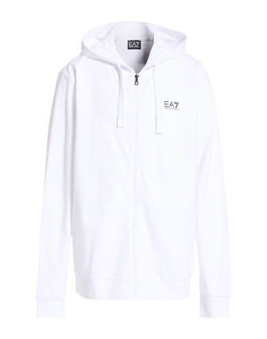 Man Sweatshirt White Size XS Cotton