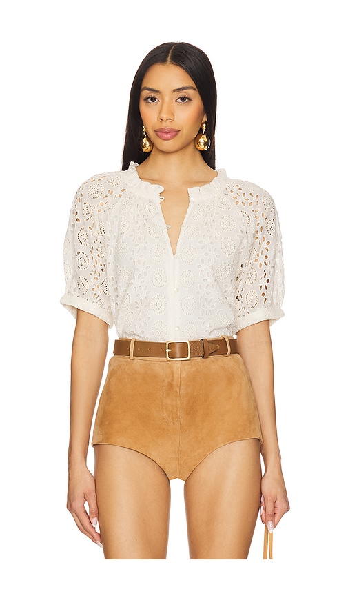 Cleobella Kate Blouse in Ivory. S also in