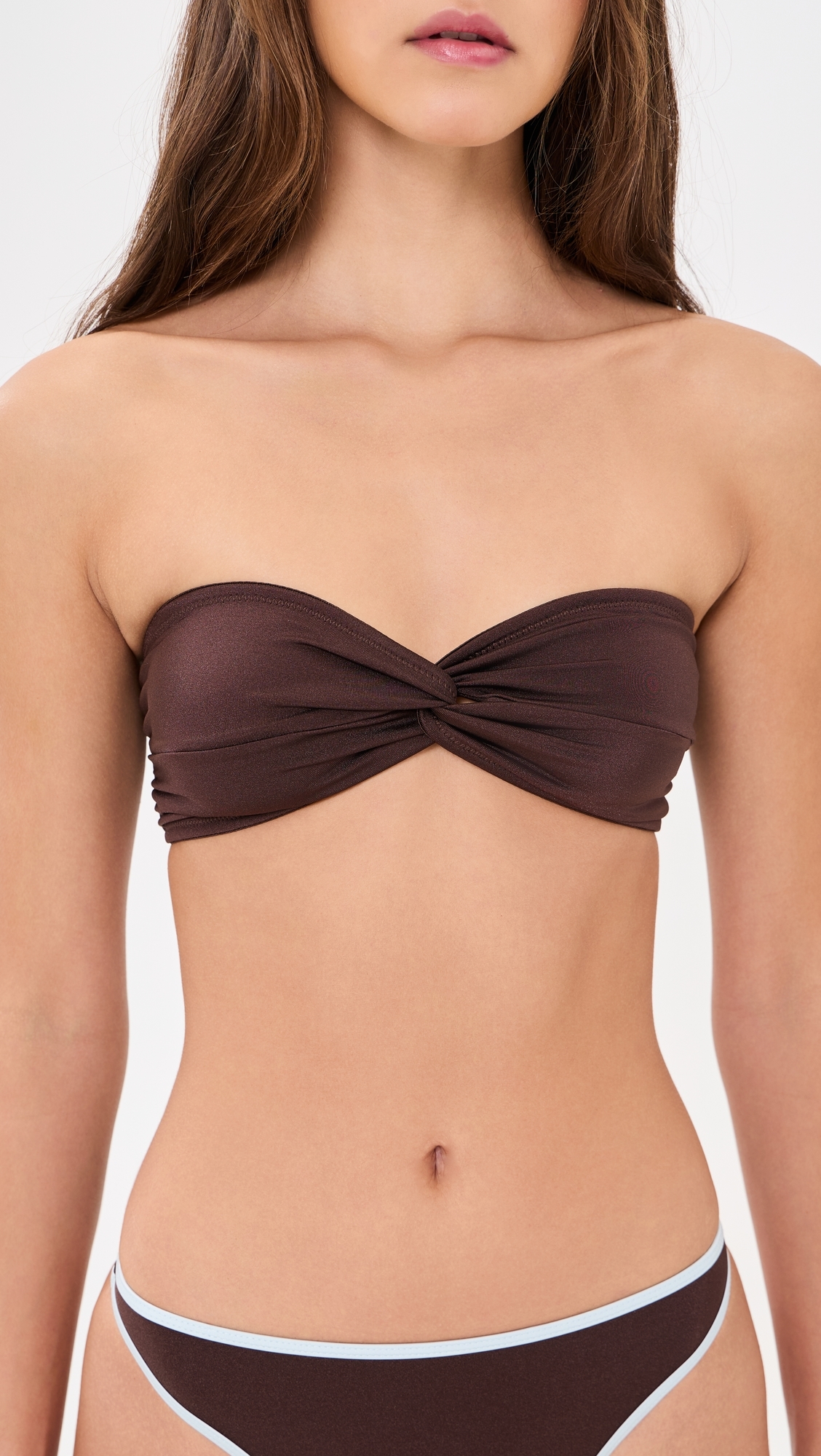 Bella Bandeau Bikini Top Mocha