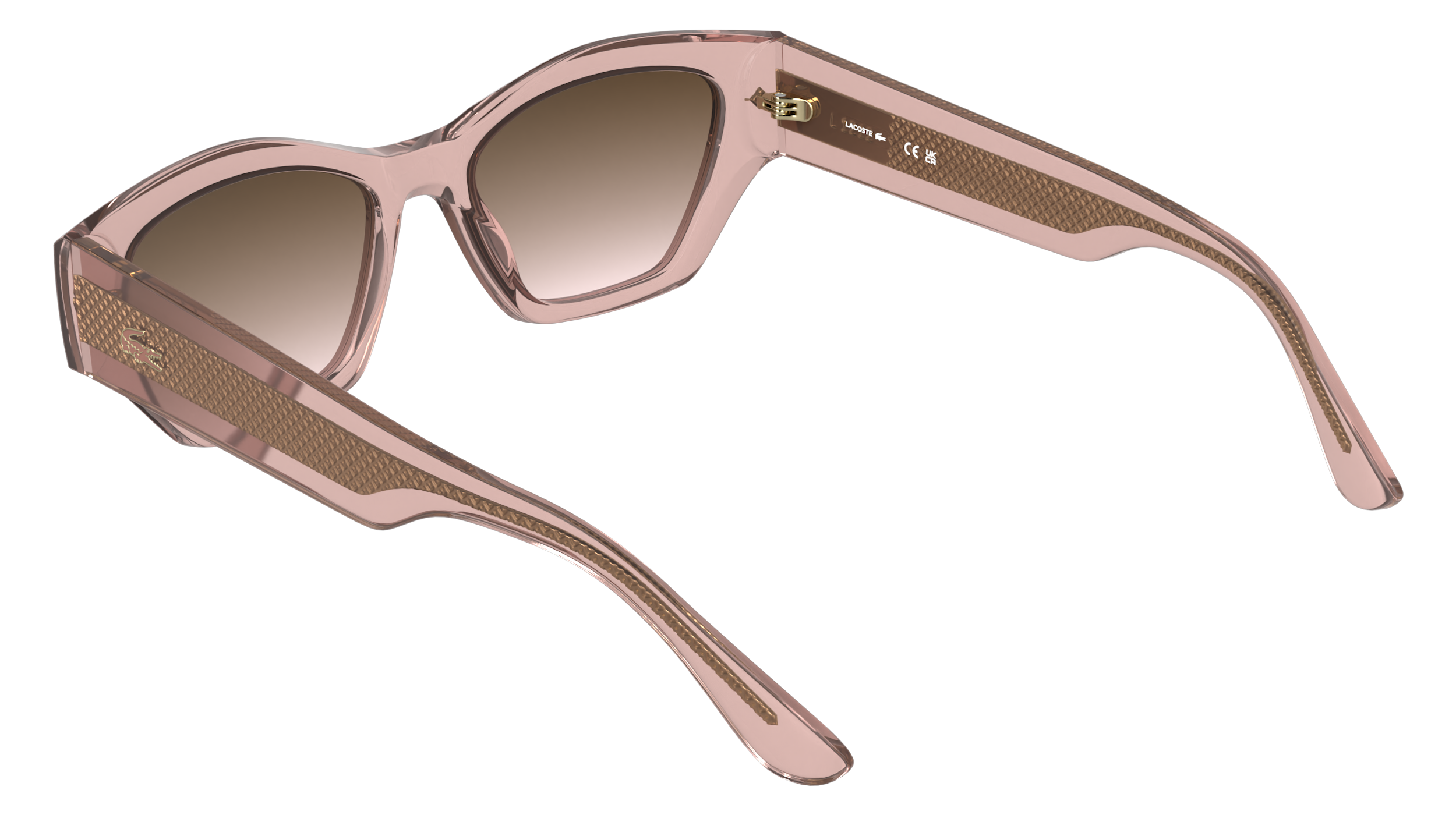 Lacoste Vrouw Lacoste L6072S 662 Zonnebrillen Bio-geïnjecteerd Roos Bruin Kwadraat Normaa
