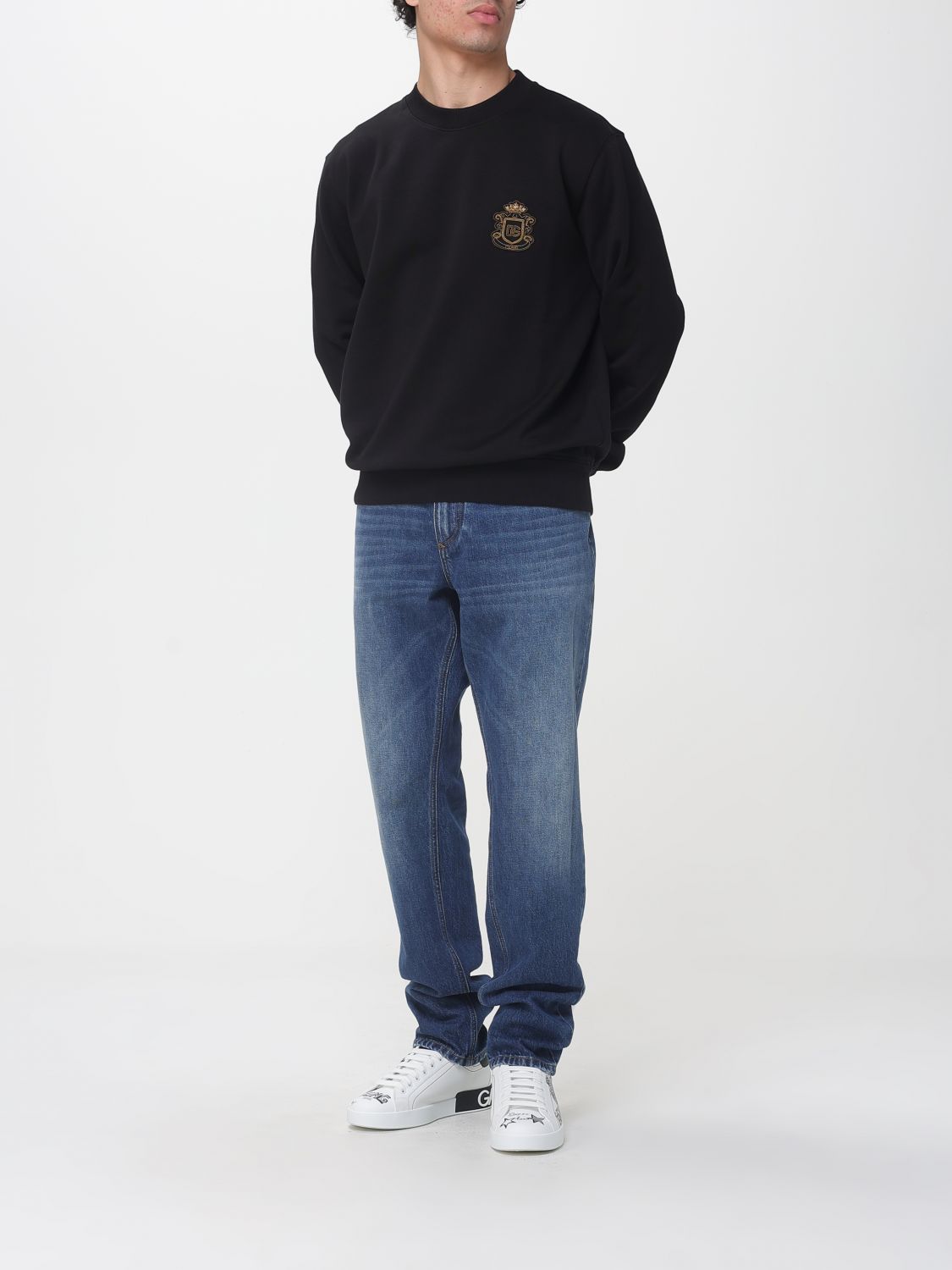 Sweatshirt Men color Black