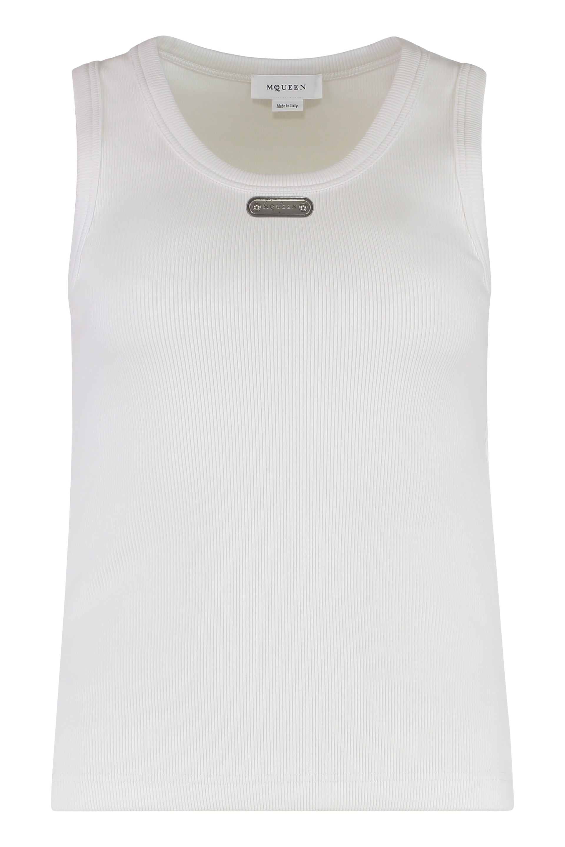 Ribbed Cotton Tank Top