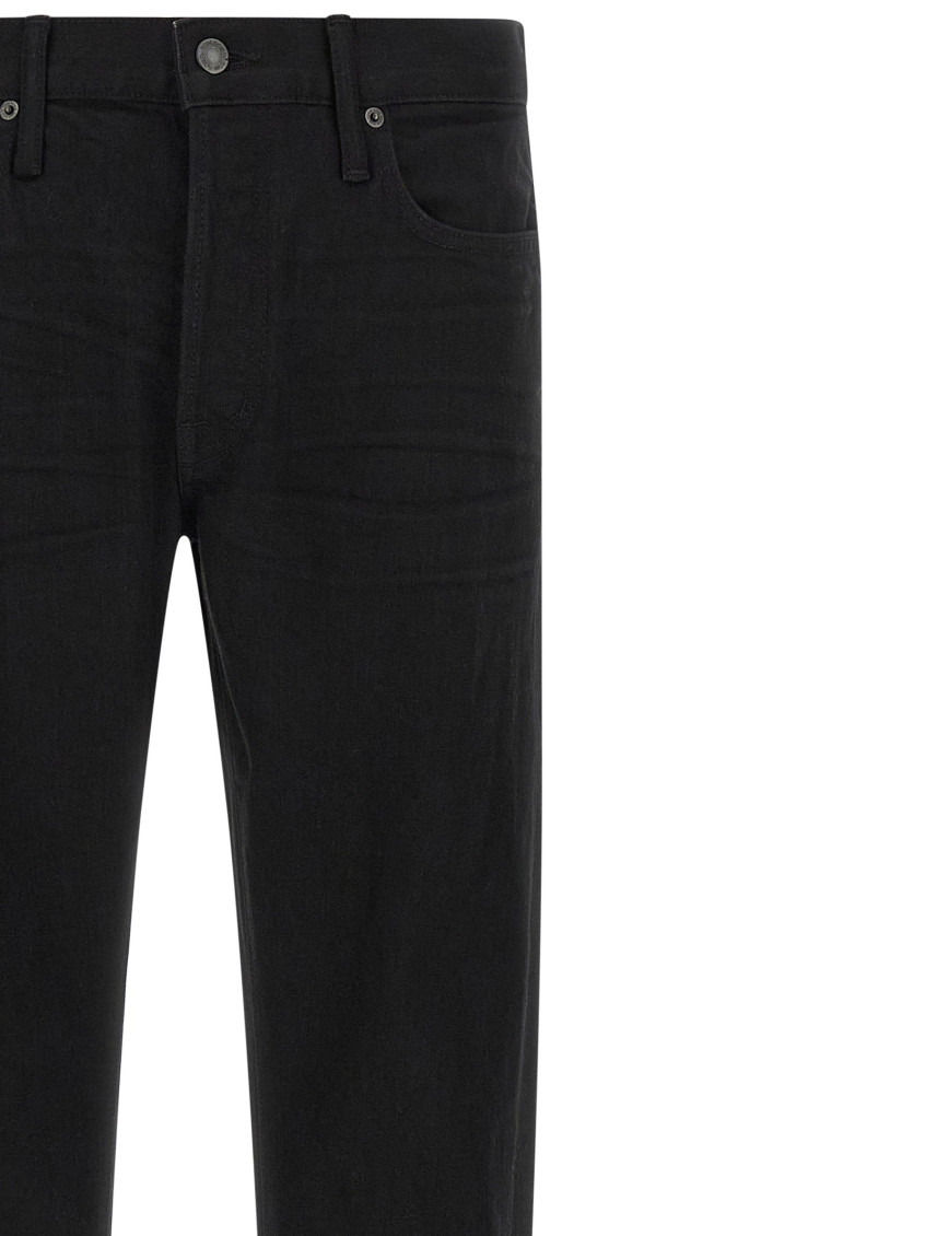Straight Leg Jeans Black