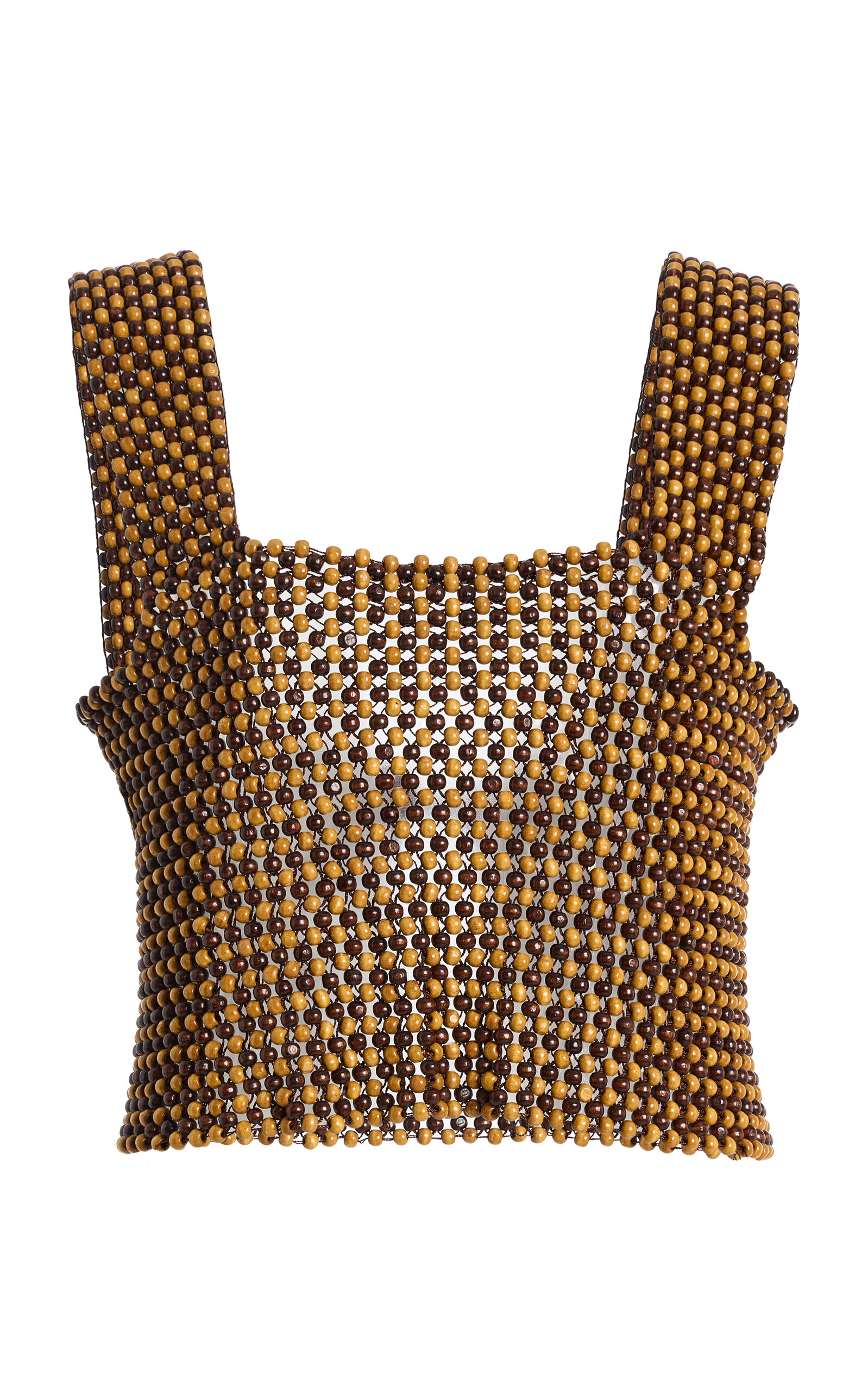 Exclusive La Isla Wood-Beaded Top - Moda Operandi