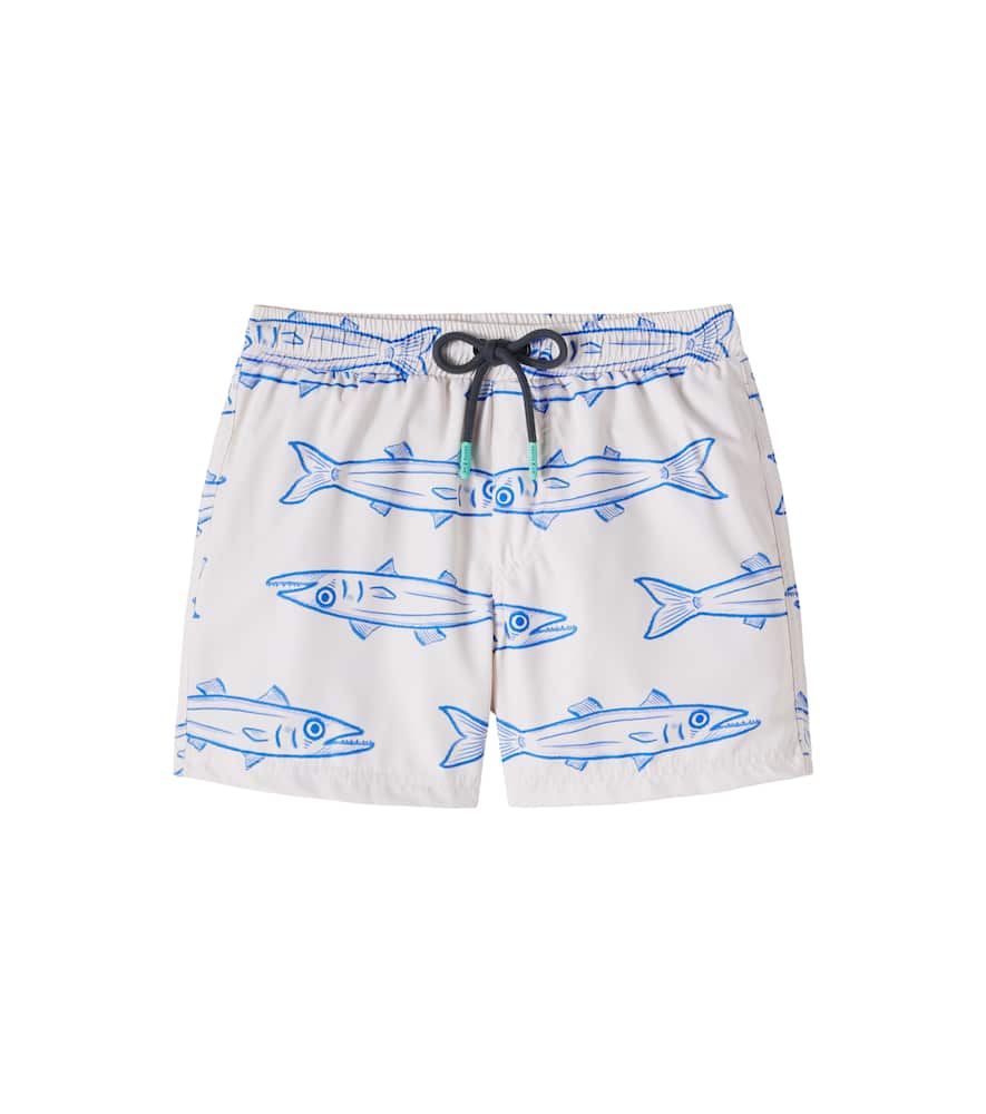 Printed swim trunks