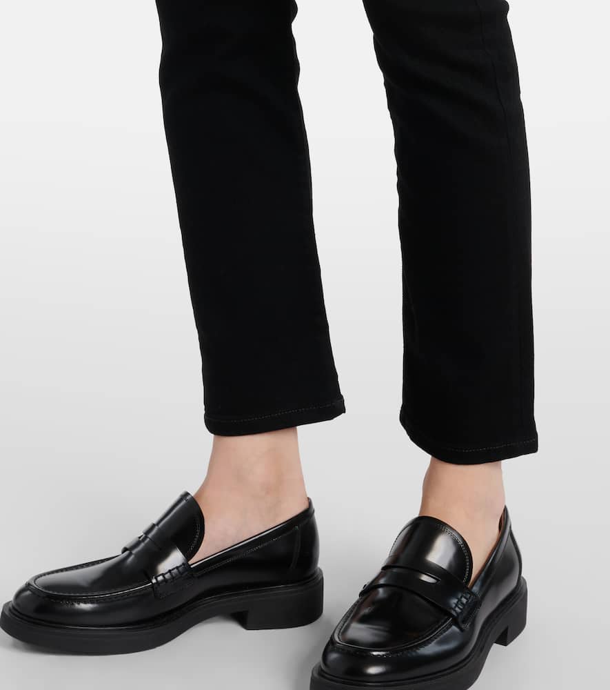 Mari mid-rise straight jeans