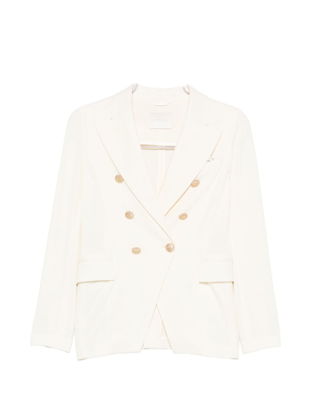 Cotton double-breasted jacket