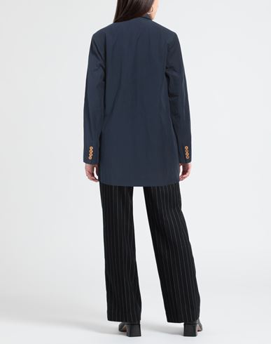 Woman Blazer Navy Size 2 Cotton