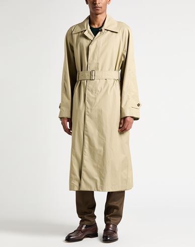 Man Overcoat & Trench Coat Beige Size 40 Cotton