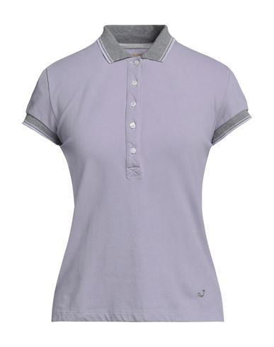 Jacob Cohёn Woman Polo shirt Lilac Size XS Cotton, Elastane