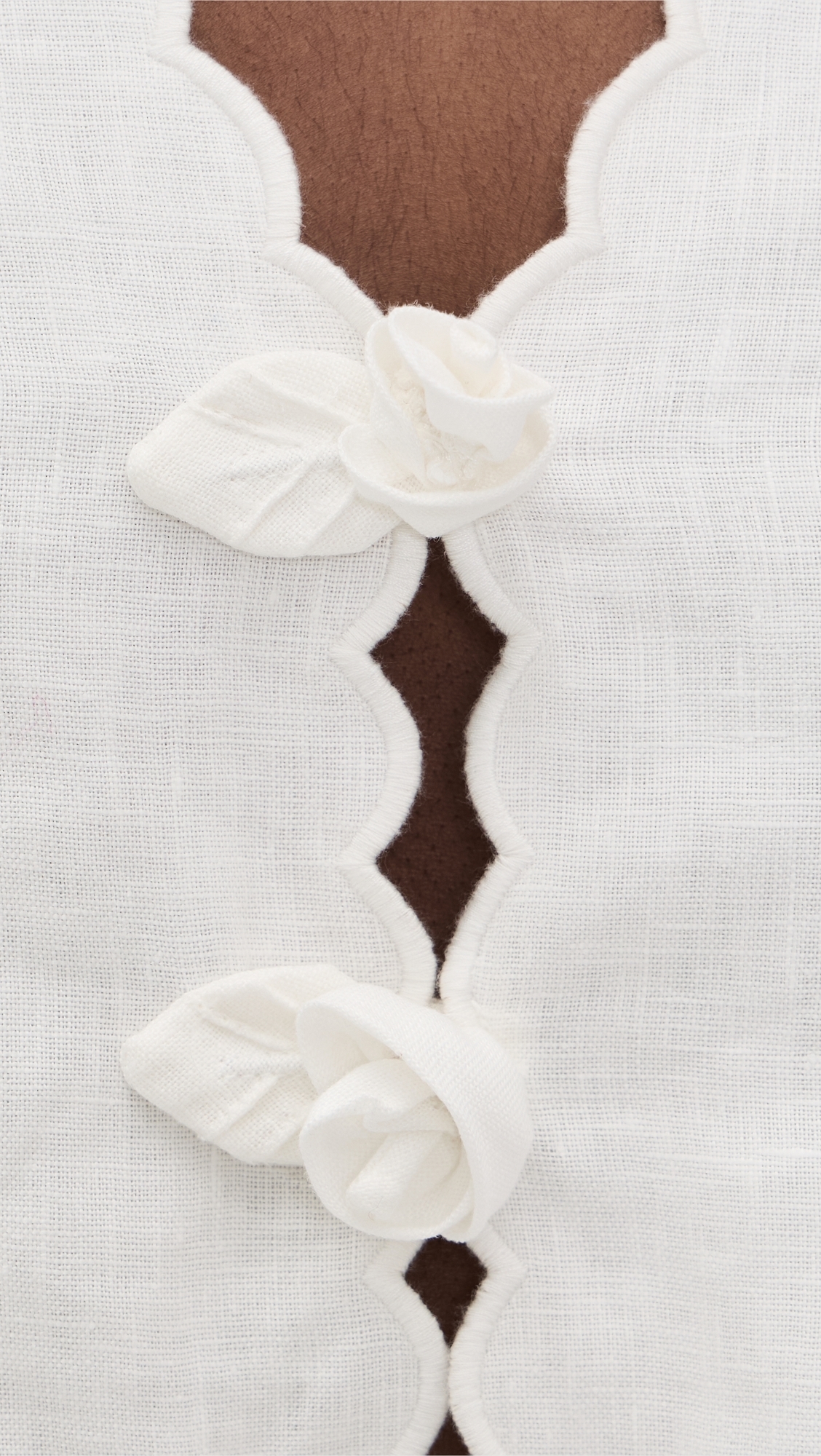 Roses Top Off-White