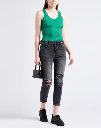 Jeans Woman Jeans Black Size 25 Cotton, Lyocell, Tencel